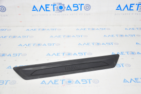 Door sill trim front left outer BMW 3 F30 12-18 black, broken fastener
