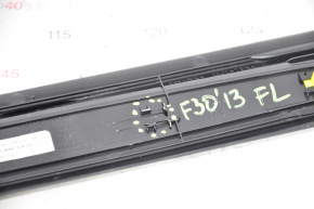 Door sill trim front left outer BMW 3 F30 12-18 black, broken fastener
