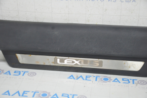 Door sill trim front right Lexus RX350 RX450h 10-15 black, worn, chrome peeling