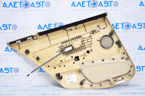 Door trim card rear right BMW 3 F30 12-18 leather beige with backlight without curtain, type 1