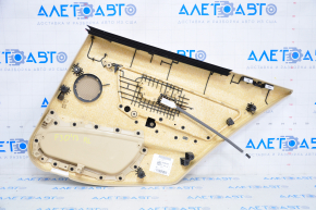 Door trim card rear left BMW 3 F30 12-18 leather beige with backlight without curtain, type 1