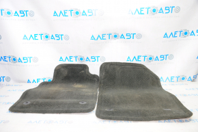Set of floor mats for Chevrolet Cruze 11-15, cloth, black, dry-cleanable