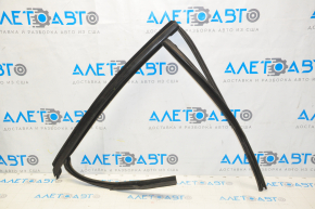 Upper rear right door molding for Ford Fusion mk5 13-16 matte with glass seal