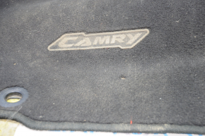 Set of mats Toyota Camry v55 15-16 usa rag black, burnt, for dry cleaning