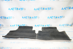 Set of floor mats for Infiniti Q50 14-24 black, cloth, torn, for dry cleaning