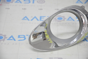Left fog light frame Lexus RX350 RX450h 13-15 rest, chrome, sand
