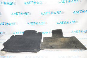 Set of floor mats for Chevrolet Equinox 10-15, cloth, black, dry-cleanable