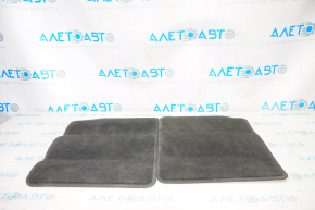 Set of floor mats for Chevrolet Equinox 10-15, cloth, black, dry-cleanable
