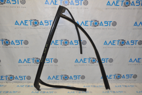 Upper rear right door molding Ford Edge 15- matte with glass seal, scratches