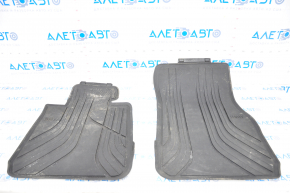 Set of floor mats for BMW 3 F30 12-18 rubber black
