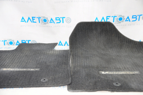 Set of floor mats Hyundai Veloster 12-16 cloth black, for dry cleaning