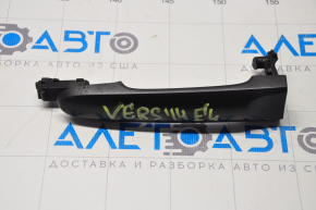 Door handle outer front left Nissan Versa 12-19 usa structure black