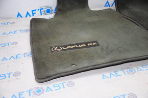 Floor mats set Lexus RX350 10-12 cloth gray, for dry cleaning
