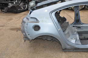 Quarter wing rear right Chevrolet Volt 11-15 on the body, blue, pokes