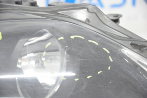 Front right headlight complete Lexus RX350 RX450h 13-15 rest, xenon, scratches
