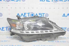 Front right headlight complete Lexus RX350 RX450h 13-15 rest, xenon, scratches