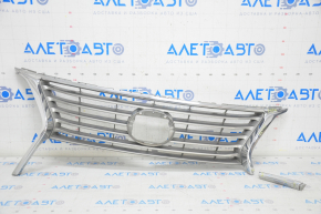 Radiator grill grill Lexus RX350 RX450H 13-15 rest, broken fragment, mother-in-law's marks, sand