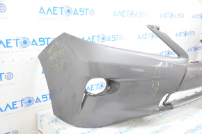 Bare front bumper Lexus RX350 RX450h 13-15 rest, graphite, pressed, scratches, broken fastener