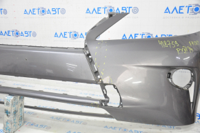 Bare front bumper Lexus RX350 RX450h 13-15 rest, graphite, pressed, scratches, broken fastener