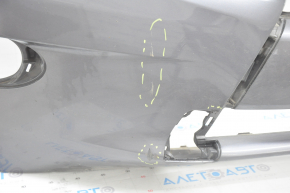 Bare front bumper Lexus RX350 RX450h 13-15 rest, graphite, pressed, scratches, broken fastener