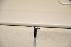 Trunk curtain Toyota Highlander 08-13 beige, tear, scratches, cut, worn textile