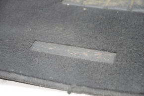 Set of floor mats for Infiniti QX30 17-17 cloth black, worn, burnt