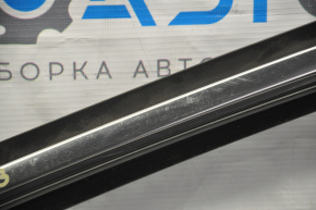Upper rear right door molding Ford Fusion mk5 13-20 chrome with glass seal, scratches, for polishing