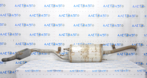 Muffler rear part with barrel Lexus RX350 10-15 rusty, dented