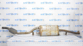 Muffler rear part with barrel Lexus RX350 10-15 rusty, dented