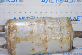 Muffler rear part with barrel Lexus RX350 10-15 rusty, dented