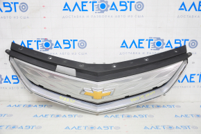 Radiator grill grill Chevrolet Volt 16- chrome, with emblem, sand
