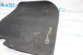 Carpet interior front right Kia Optima 11-15 cloth black, for dry cleaning