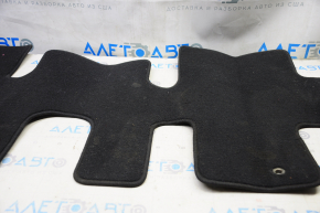 Floor mat 2 row Infiniti JX35 QX60 13- cloth black, dry cleanable