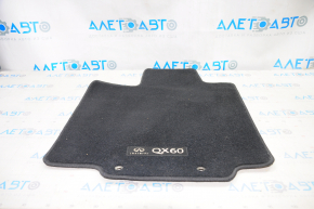 Carpet interior front left Infiniti JX35 QX60 13- cloth black