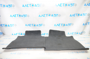 Set of floor mats for Nissan Sentra 13-19, cloth, black, for dry cleaning
