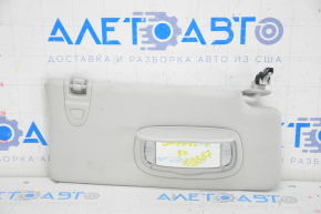 Right visor Jeep Compass 17-21 gray, for cleaning