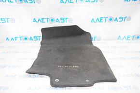 Carpet interior front right Nissan Rogue 14-20 cloth black, for dry cleaning