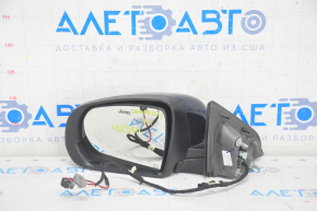 Side mirror left Jeep Compass 17- 2+3 pins, heated, blue