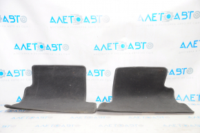 Set of floor mats for Ford Escape MK3 13-19 cloth black, type 1 for dry cleaning