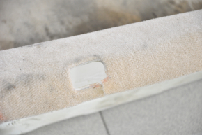 Rear floor covering BMW 3 F30 12-18 beige, dry clean, torn