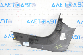 Door sill trim front right Jeep Compass 17- black, rubbed