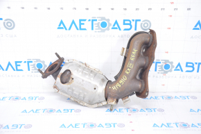 Exhaust manifold rear with catalytic converter Lexus RX350 10-15