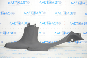 Door sill trim rear right Jeep Compass 17- black, scratches, whitened plastic