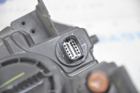 Headlight front left complete Jeep Compass 17-21 halogen, without fastening, melted glass, sand