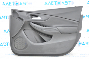 Door trim card front right Chevrolet Volt 16- black leather, scratches