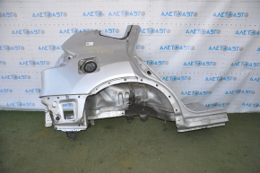 Quarter wing rear right Nissan Rogue 14-20 silver, pokes