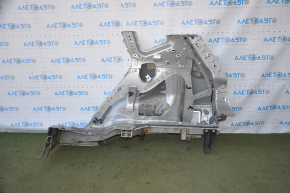 Quarter wing rear right Nissan Rogue 14-20 silver, pokes