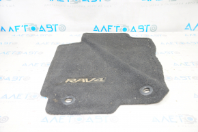 Carpet interior front left Toyota Rav4 13-18 cloth black, for dry cleaning