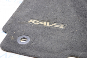 Carpet interior front left Toyota Rav4 13-18 cloth black, for dry cleaning