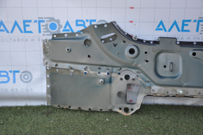 Rear panel BMW 3 F30 4d 12-18 blue, without grooves